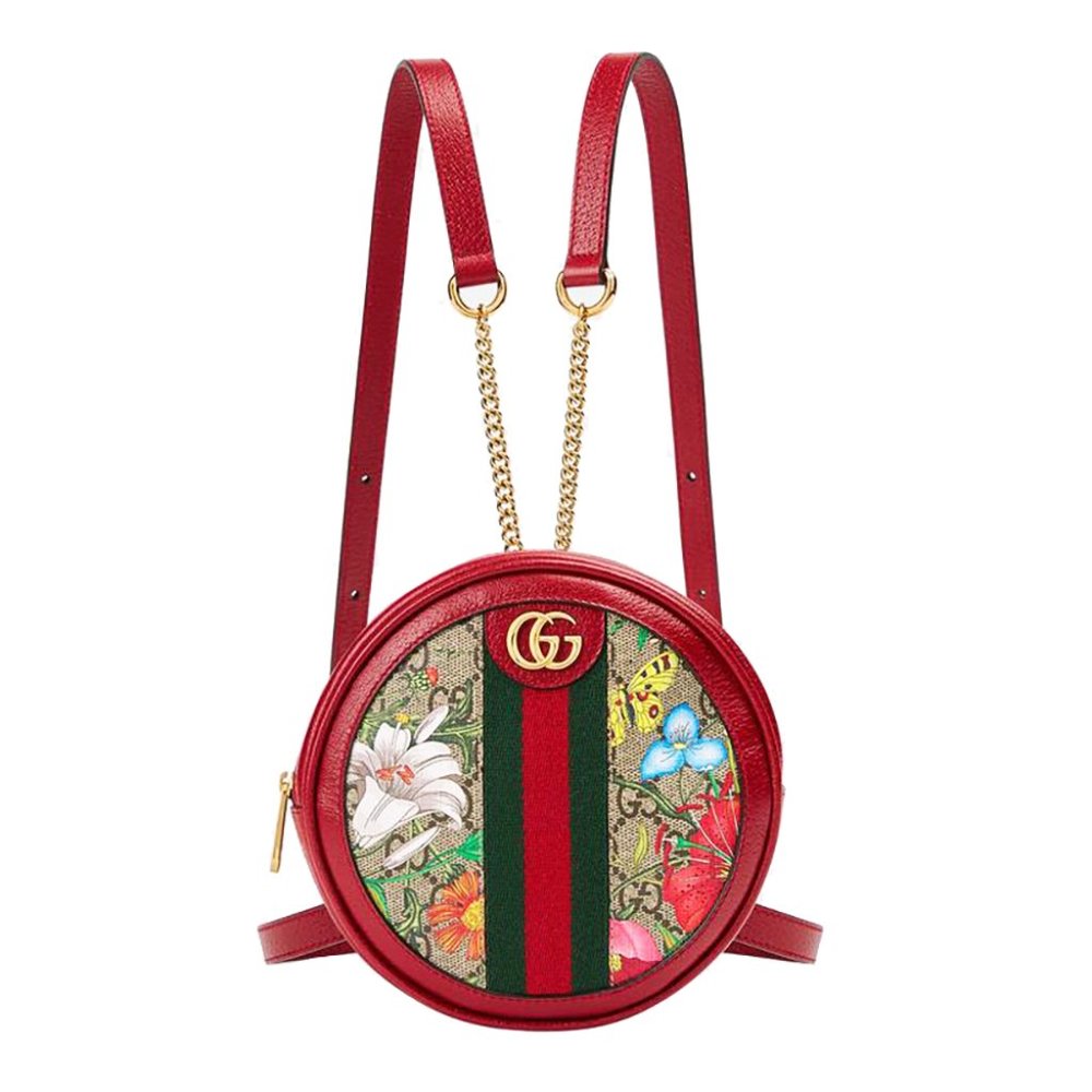 Gucci 598661 Ophidia Floral Mini Backpack